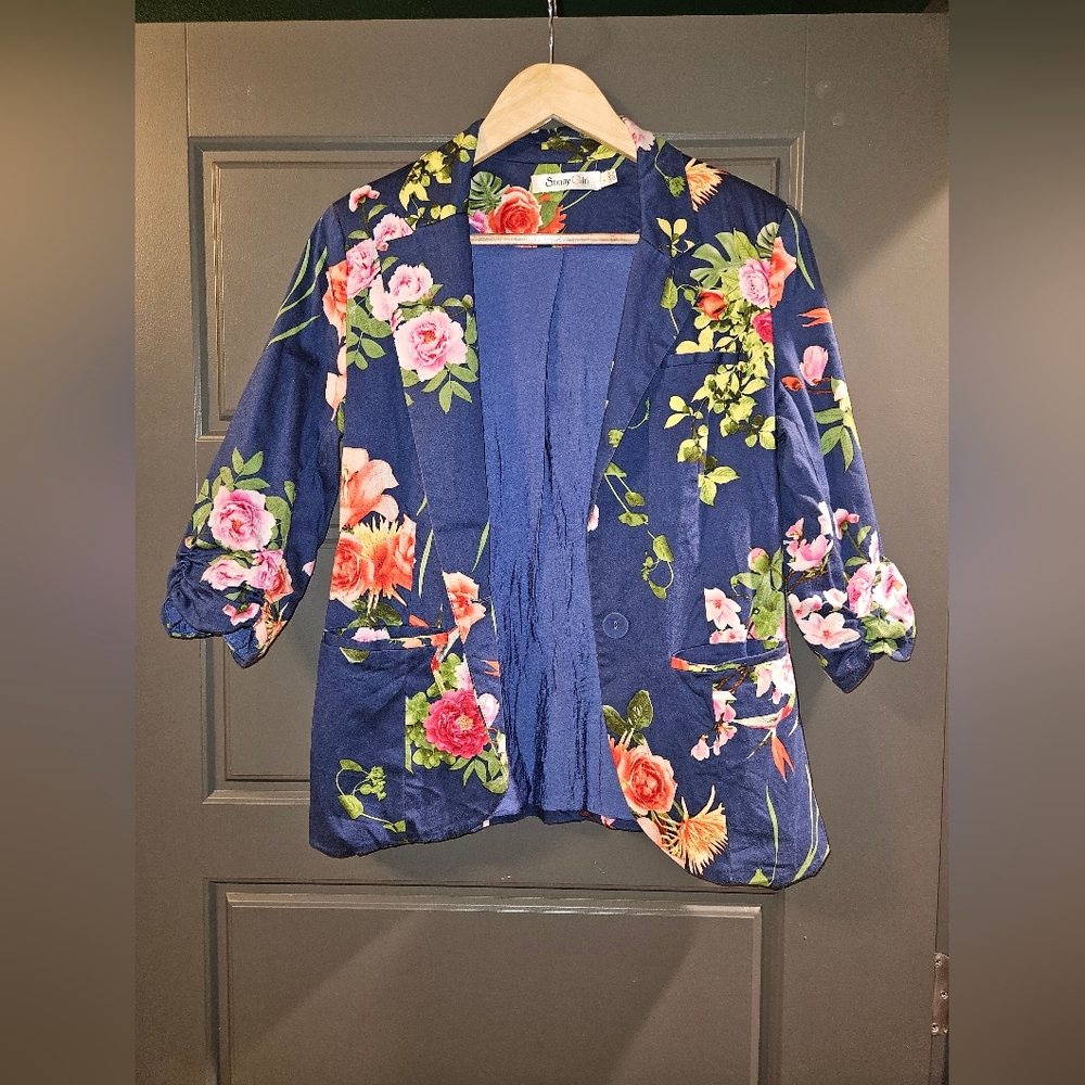Floral Blazer